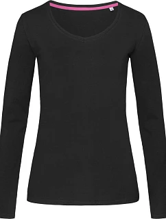 Stedman Stretch-T Long Sleeve Dámske tričko s dlhým rukávom 05.9720 black opal