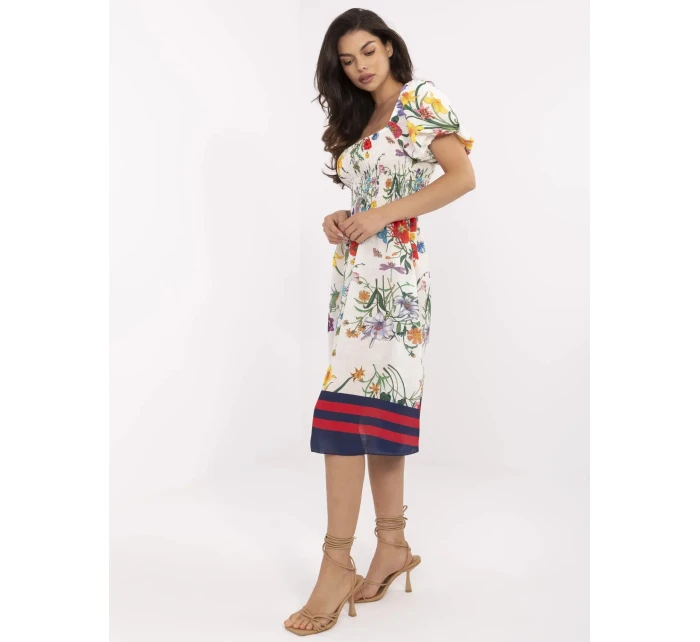 Sukienka DHJ SK model 21133028 ecru - FPrice