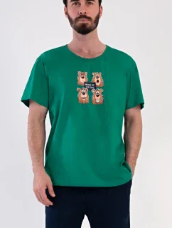 Pánské pyžamo šortky Méďa Happy