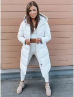 Dámska bunda KERMIT ecru FashionStreet TY2857 Dámska bunda KERMIT ecru FashionStreet TY2857