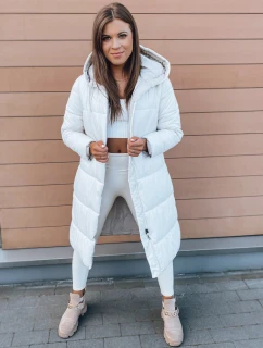 Dámska bunda KERMIT ecru FashionStreet TY2857