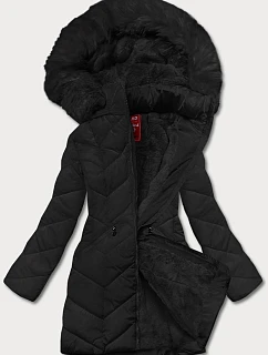 ZIMOWA KURTKA DAMSKA Z KAPTUREM CZARNA model 21244911 - LHD