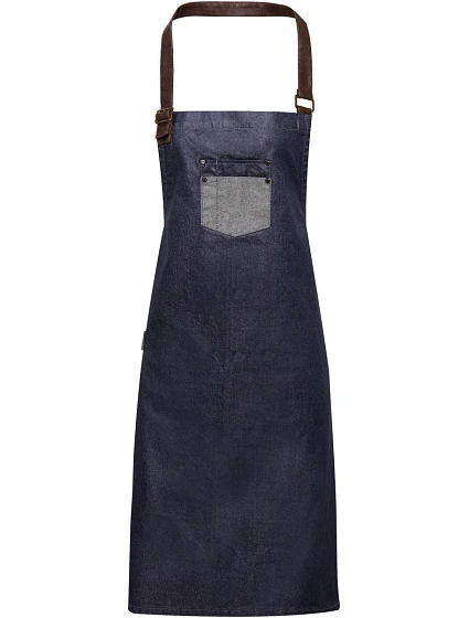Premier PR 136 Džínsová zástera s náprsenkou „Division“ 39.0136 indigo denim Premier PR 136 Džínsová zástera s náprsenkou „Division“ 39.0136 indigo denim