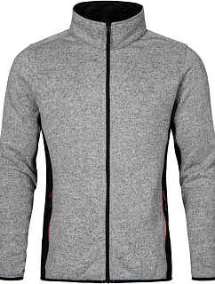 Promodoro 7700 Pánská pracovní pletená fleecová bunda 40.7700 heather grey