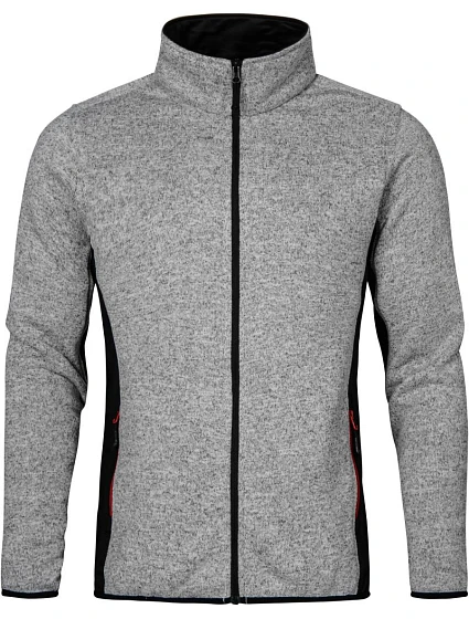 Promodoro 7700 Pánska pracovná pletená fleecová bunda 40.7700 heather grey Promodoro 7700 Pánska pracovná pletená fleecová bunda 40.7700 heather grey