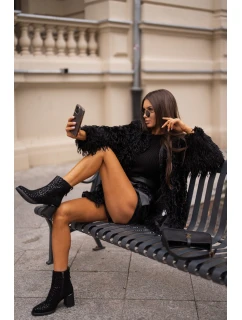 Dámské Boty Zateplené Na Podpatku Černé D&A model 21674518 - S.Barski