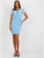 LK SK 509281 šaty.36X svetlo modrá
