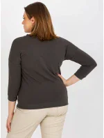 Bluzka RV BZ model 20834472 ciemny khaki - FPrice Bluzka RV BZ model 20834472 ciemny khaki - FPrice