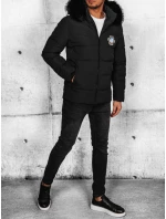 Pánská prošívaná zimní bunda černá Dstreet model 21972147 - FashionStreet