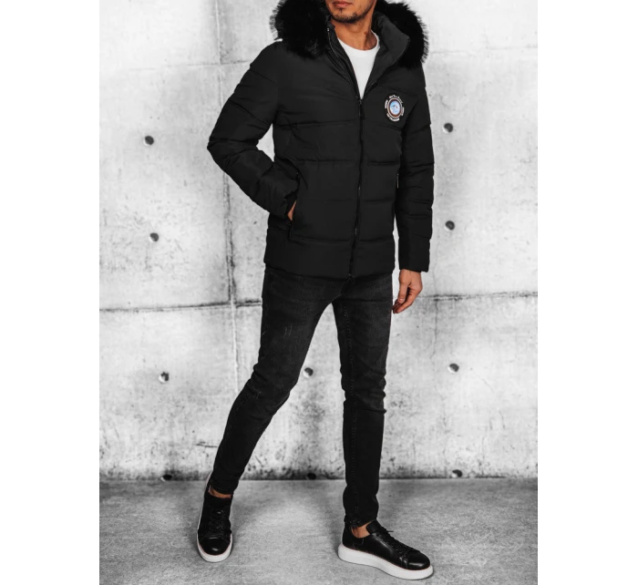 Pánská prošívaná zimní bunda černá Dstreet model 21972147 - FashionStreet