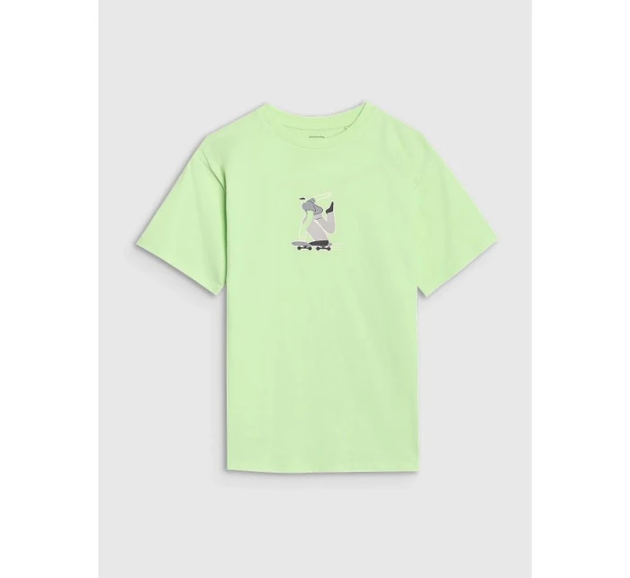 Chlapčenské tričko s potlačou 4F 4FJRSS25TTSHM2641-45S