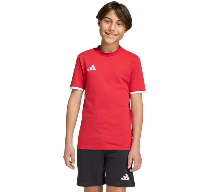Adidas Detské tričko Entrada 26 Tee červená JZ6674