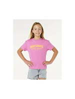 Dievčenské tričko RIP CURL Surf Puff Relaxed Tee – Girl, ružové Dievčenské tričko RIP CURL Surf Puff Relaxed Tee – Girl, ružové