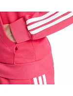 Dámská mikina adidas Essentials 3-Stripes Full-Zip Fleece Hoodie, růžová, KF6272 Dámská mikina adidas Essentials 3-Stripes Full-Zip Fleece Hoodie, růžová, KF6272