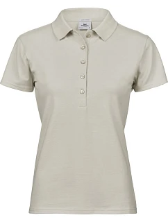Tee Jays TJ 145 Dámske luxusné ťažké strečové piqué polo 18.0145 cement
