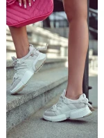 Dámské Tenisky Sportovní Boty Béžove model 21588026 - Boto