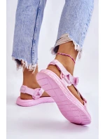 Sandały Damskie Big Star LL274A100 Różowe