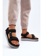 Dámské sandály na platformě model 21649075 Černé - Lee Cooper