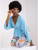 Blúzka DHJ BZ 11979.67 svetlo modrá