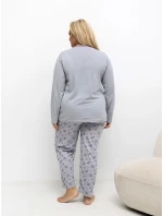DU PI FP 501.22 sivé pyžamo DU PI FP 501.22 sivé pyžamo