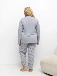 DU PI FP 501.22 sivé pyžamo