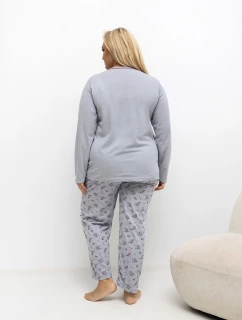 DU PI pyžamo FP 501.22 sivé
