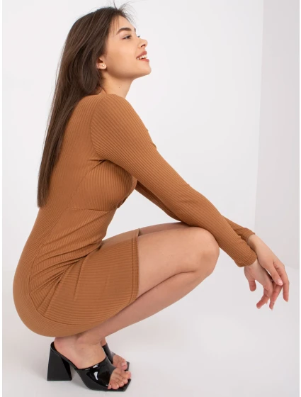 Šaty LK SK model 17416550 světle hnědá - FPrice