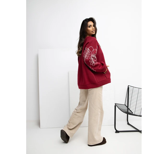 Mikina RV BL A1042.25 bordová