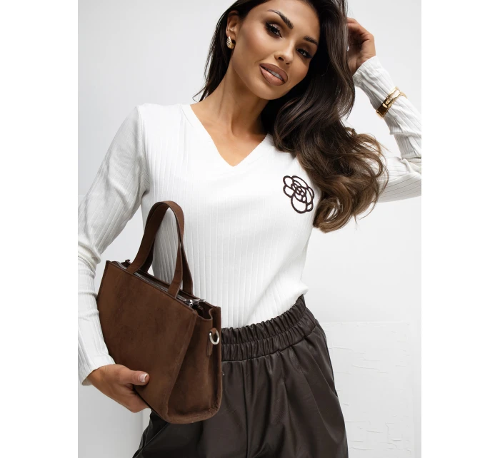 Bluzka RV BZ model 21776374 ecru - FPrice Bluzka RV BZ model 21776374 ecru - FPrice