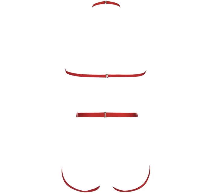 Sexy postroj V-9806 červená - Axami Sexy postroj V-9806 červená - Axami