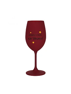 JEDEN V ROKU NA VIANOCE - burgundský pohár na víno 350 ml