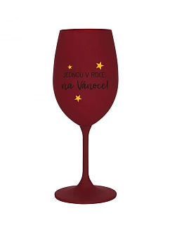 JEDEN V ROKU NA VIANOCE - burgundský pohár na víno 350 ml
