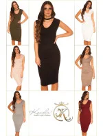 Sexi pletené šaty 9037 - KouCla