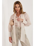 Košeľa s dlhým rukávom model 226440 Taliansko Moda