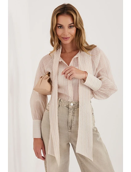 Košeľa s dlhým rukávom model 226440 Taliansko Moda