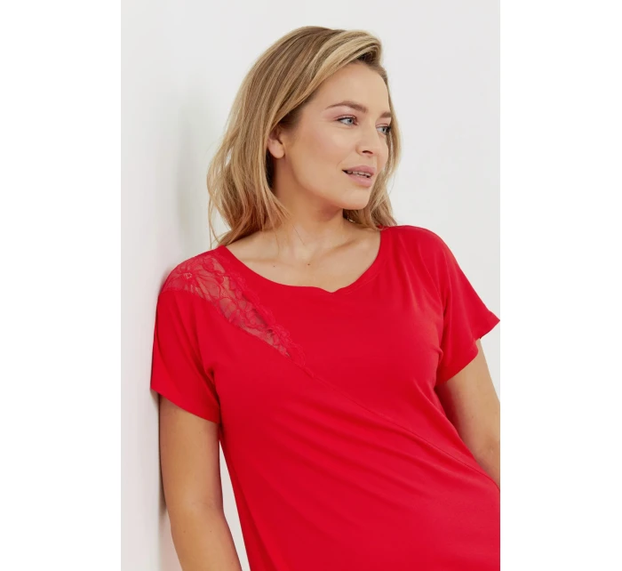 Dámská noční košile  kr/r 3XL4XL model 19446637 - De Lafense