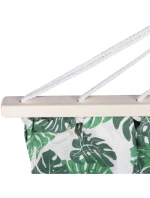 ZÁHRADNÁ HOJDACIA SIEŤ PRE 2 OSOBY 200X150CM S TYČOU A STRAPCOM MIAMI NATURA JUNGLE