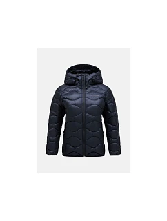Dámska péřová bunda Peak Performance Helium Down Hood Jacket – čierna, veľkosť: XS