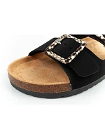 Lee Cooper dámske šnurovacie šľapky slip-on black semišové pohodlné ľahké dámske