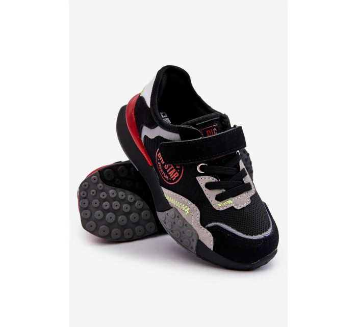 Dziecięce Sneakersy Memory Foam System Big Star LL374224 Czarne