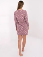 DU KN nočná košeľa FP 101.19 tmavoružová