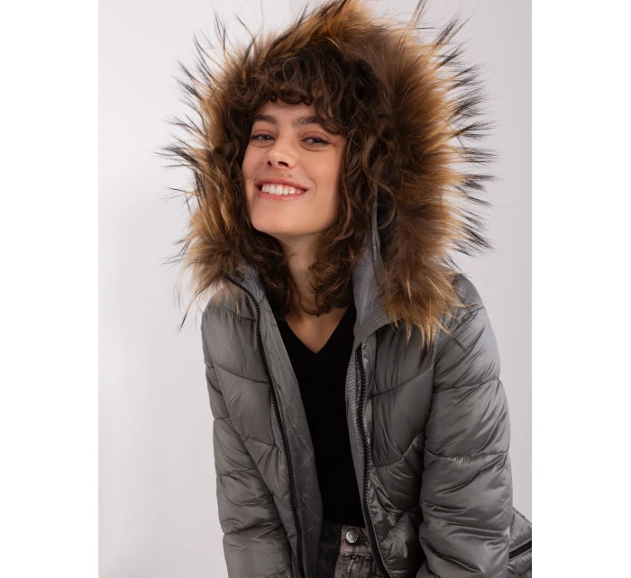 NM KR TR8125 bunda.99P tmavo šedá