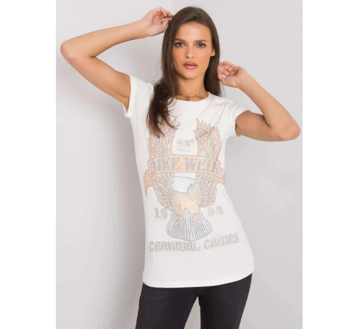 Dámske tričko EM TS ES 21 533.16 ecru - FPrice Dámske tričko EM TS ES 21 533.16 ecru - FPrice