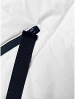 Dlouhá bílá dámská zimní bunda model 21427400 - J.STYLE