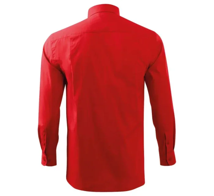 Malfini Style LS M MLI-20907 červená košeľa Malfini Style LS M MLI-20907 červená košeľa