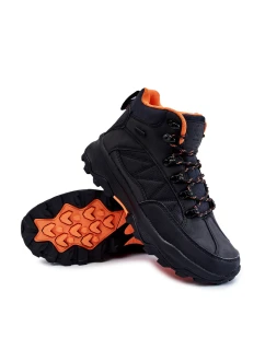 Pánské zateplené trekové boty model 21603176 černe - Cross Jeans