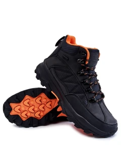 Pánské zateplené trekové boty model 21603176 černe - Cross Jeans