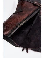 Kožené kotníkové boty na platformě s podšívkou model 21714263 - Maciejka