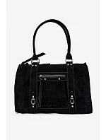 Velká kabelka z imitace semiše Černá model 22220953 - Flora&Co Velká kabelka z imitace semiše Černá model 22220953 - Flora&Co