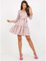 Dámské šaty LK SK model 17799950 tmavě růžová - FPrice